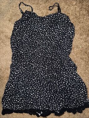 Black & White Romper
